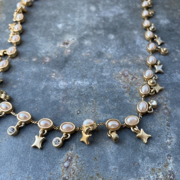 Sundance Catalog Pearl and Gold Vermeil Necklace - Picture 3 of 6